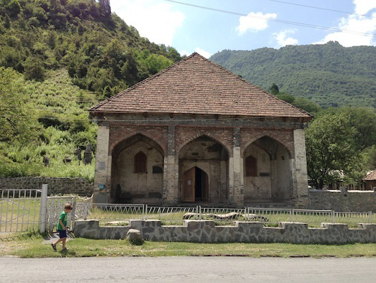 Historic Mosque in Ilisu Village, Gakh