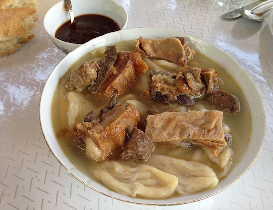Surhullu - Pasta with Dried Meat