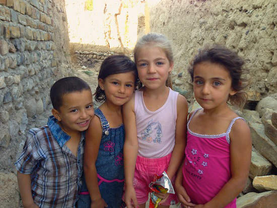 Kids in Ordubad, Azerbaijan