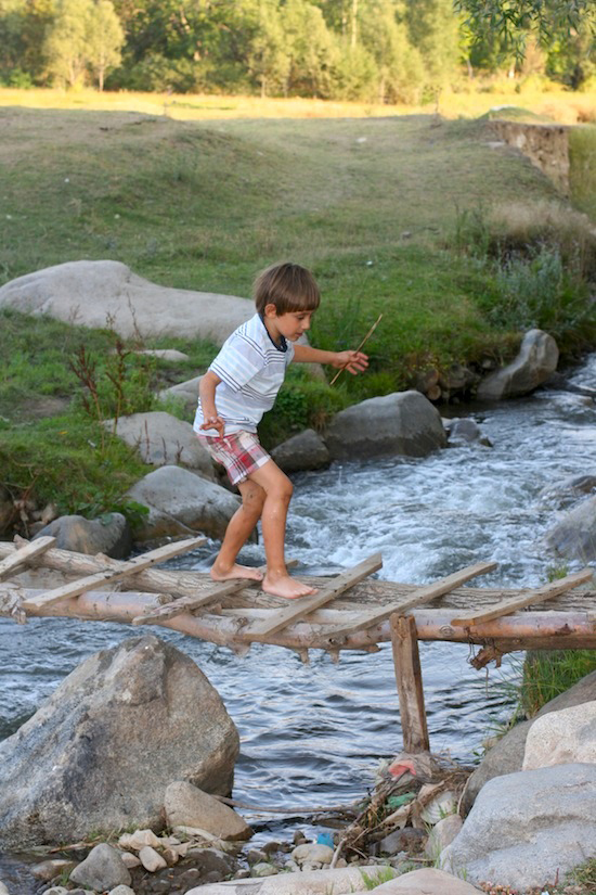Crossing the River in Ordubad