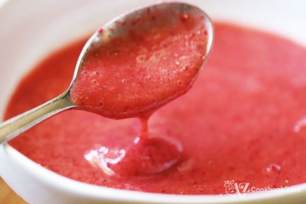 Pureed Strawberries